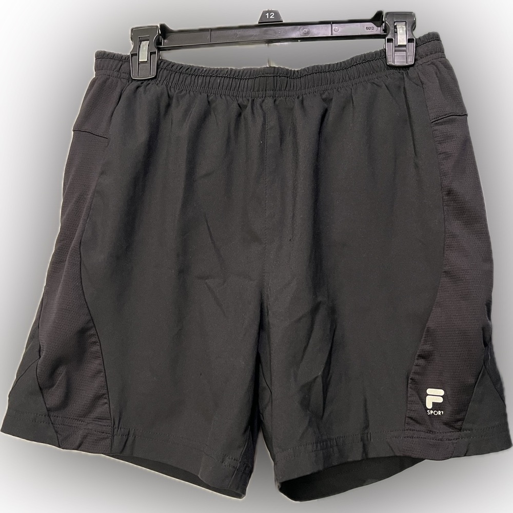 Fila Men's Black Athletic Shorts